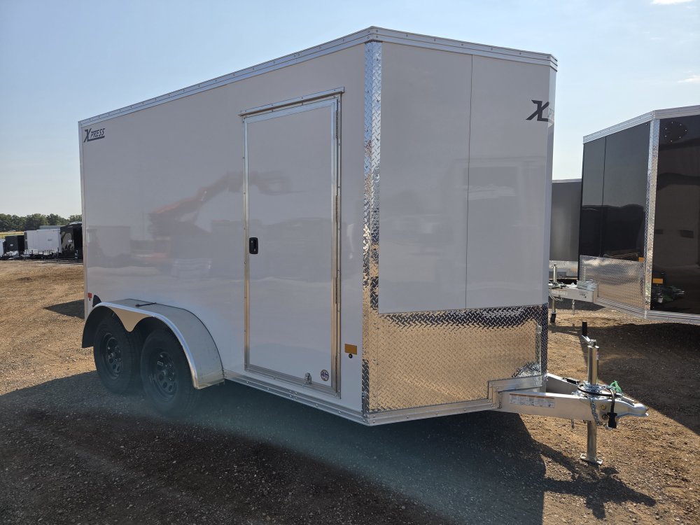 7'x12' Alcom Enclosed Cargo 7x12 Xpress 79"