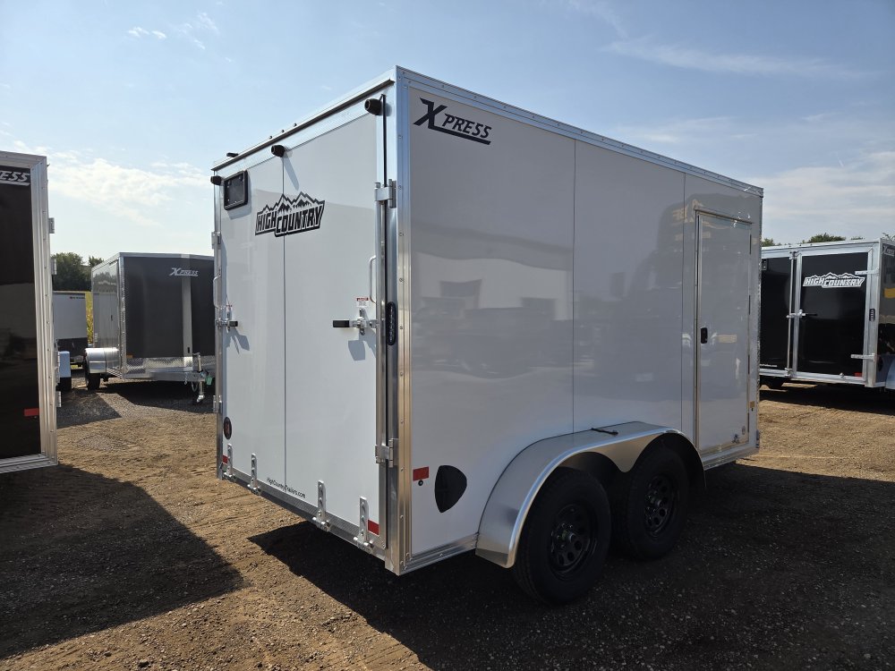 7'x12' Alcom Enclosed Cargo 7x12 Xpress 79"