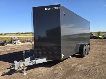 7'x16' CellTech Enclosed Cargo 7x16TA3 84"