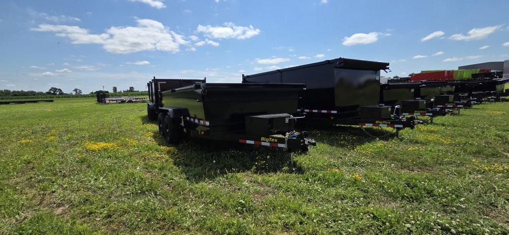 7'x14' Big Tex Trailers Dump 2'