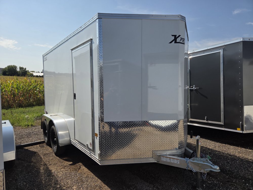 7'x12' Alcom Enclosed Cargo 7x12 Xpress 79"