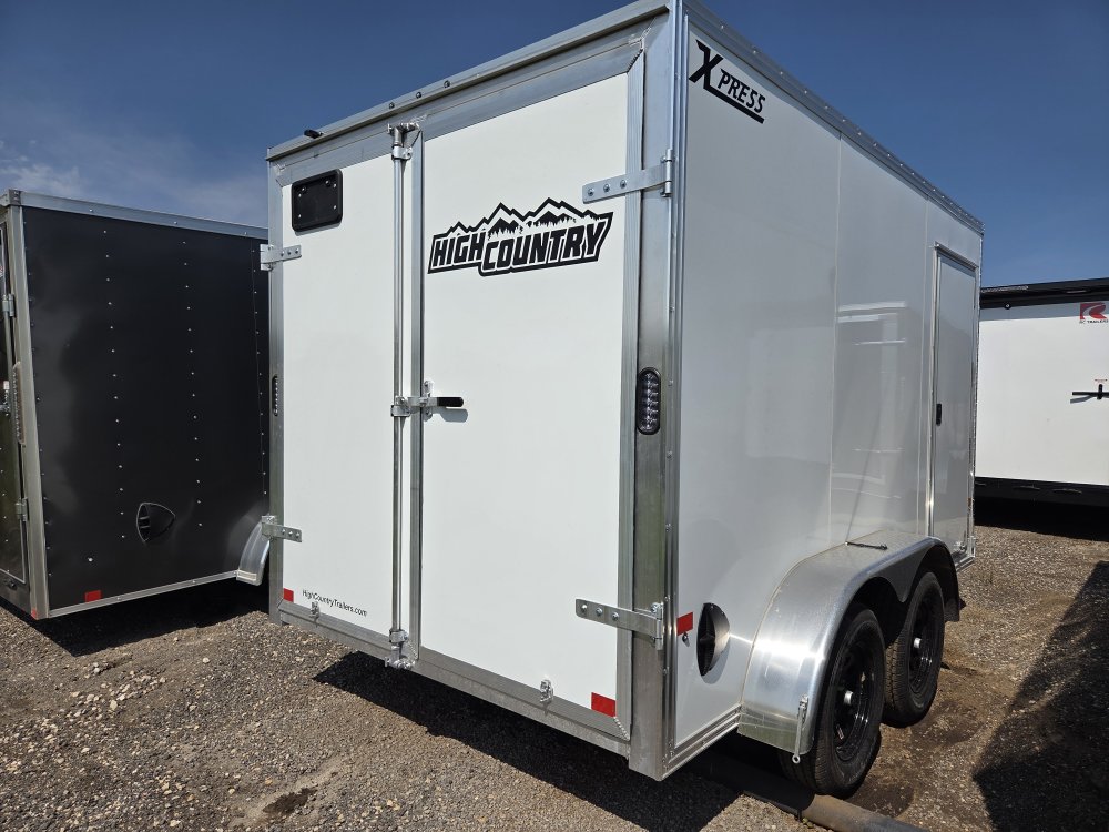 7'x12' Alcom Enclosed Cargo 7x12 Xpress 79"