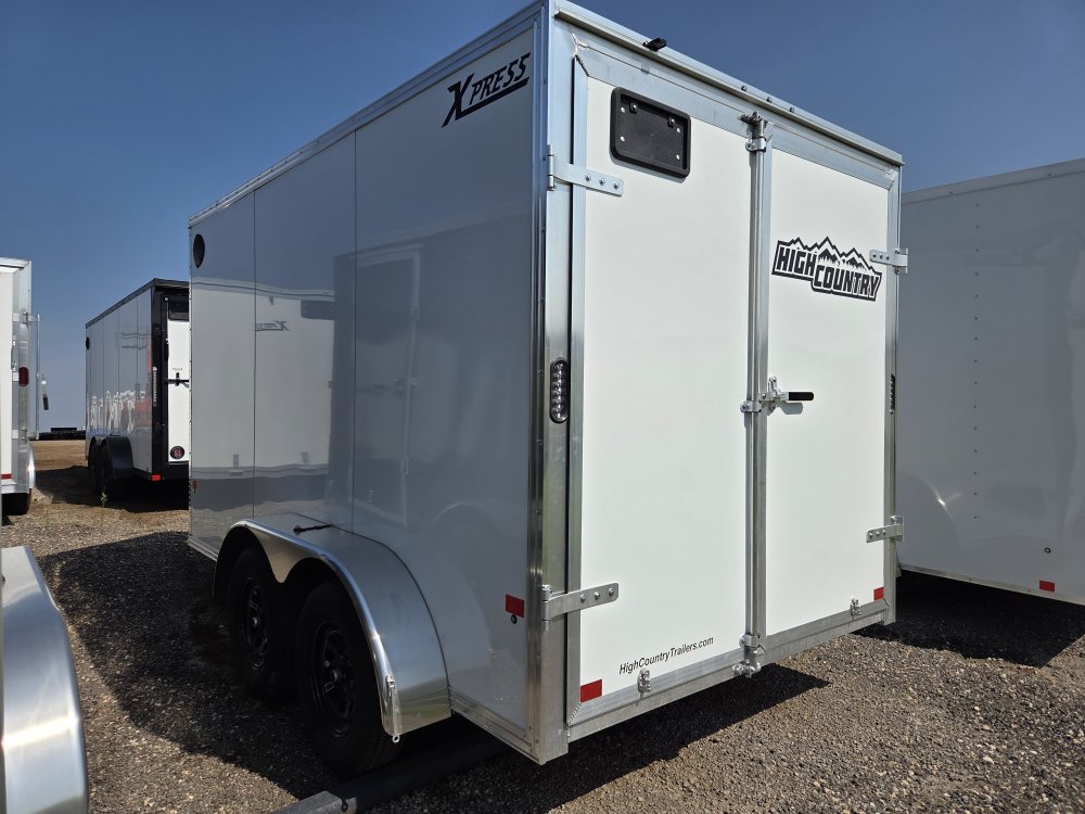 7'x12' Alcom Enclosed Cargo 7x12 Xpress 79"