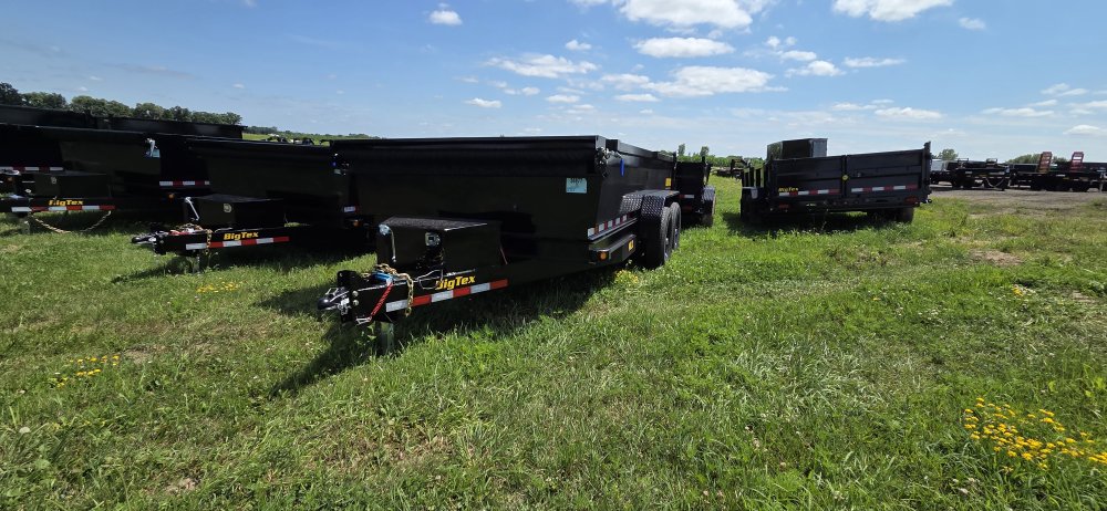 7'x14' Big Tex Trailers Dump 2'