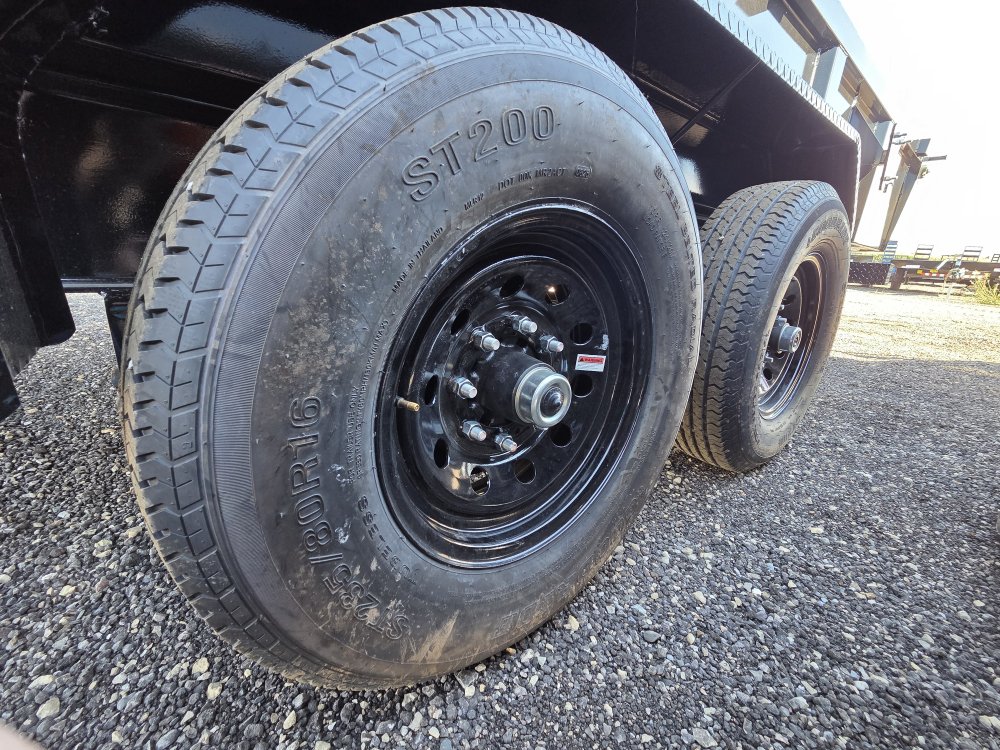 7'x16' Big Tex Trailers Dump 14LP-16 2'