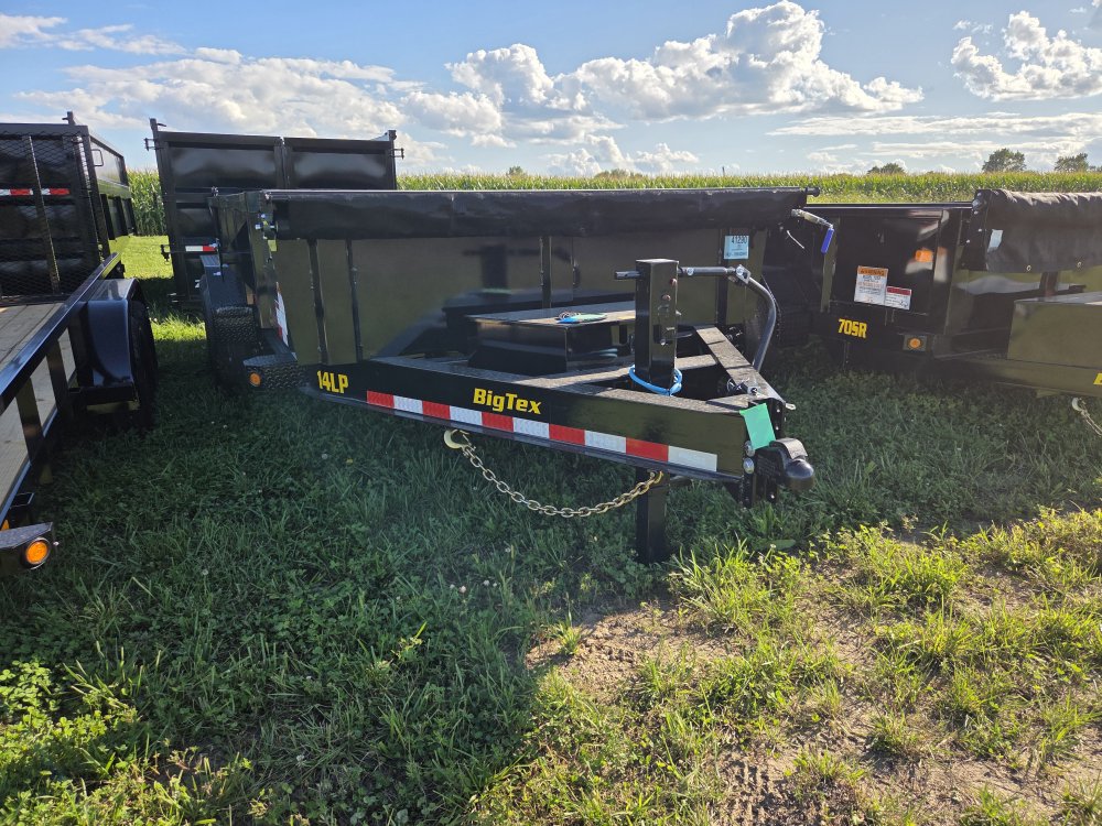 7'x16' Big Tex Trailers Dump 14LP-16 2'