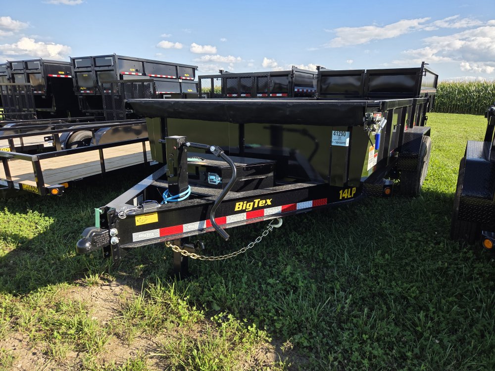 7'x16' Big Tex Trailers Dump 14LP-16 2'
