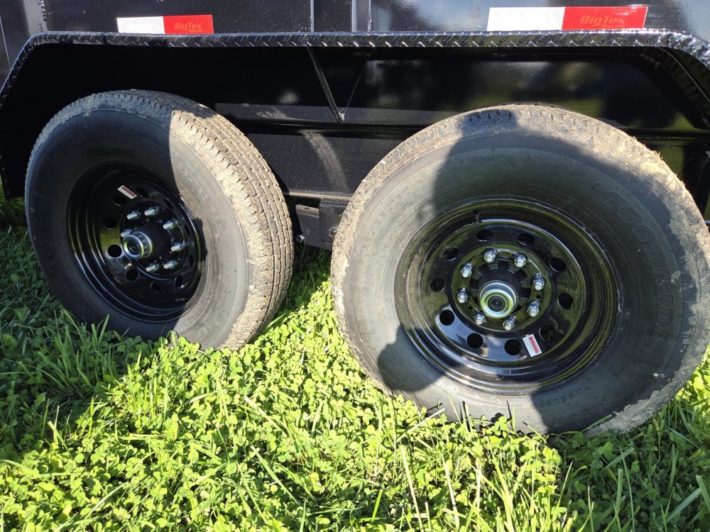 7'x16' Big Tex Trailers Dump 14LP-16 2'