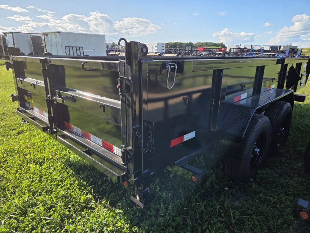7'x16' Big Tex Trailers Dump 14LP-16 2'