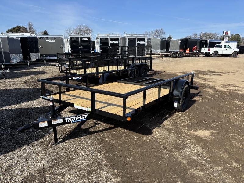 2025 Top Hat Trailers 7x12 Utility Trailer