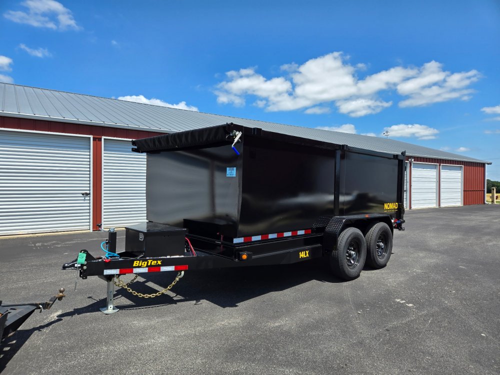 7'x14' Big Tex Trailers Dump 4'