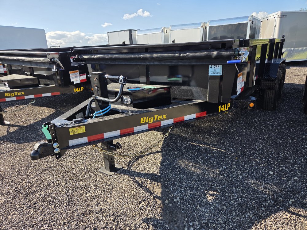 7'x16' Big Tex Trailers Dump 14LP-16 2'