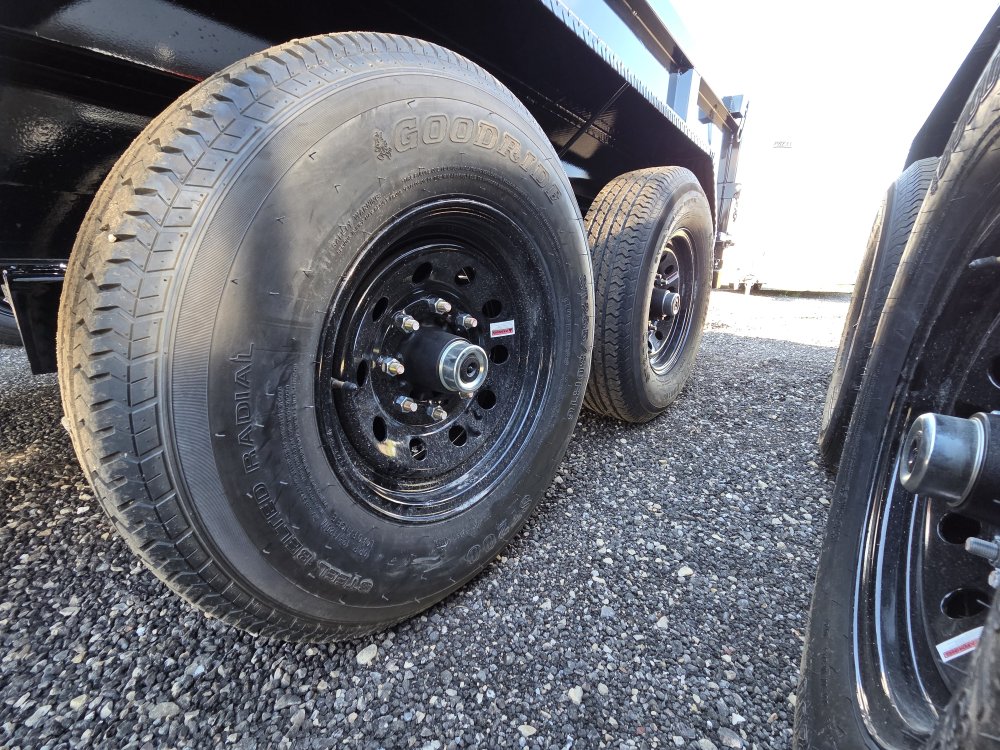 7'x16' Big Tex Trailers Dump 14LP-16 2'