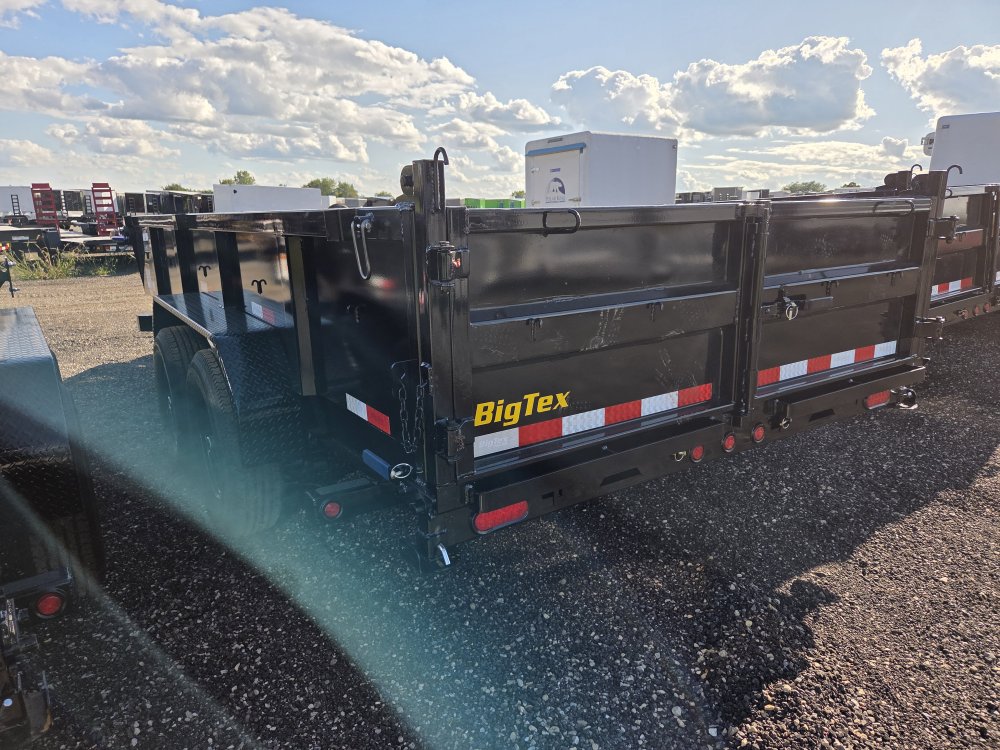 7'x16' Big Tex Trailers Dump 14LP-16 2'