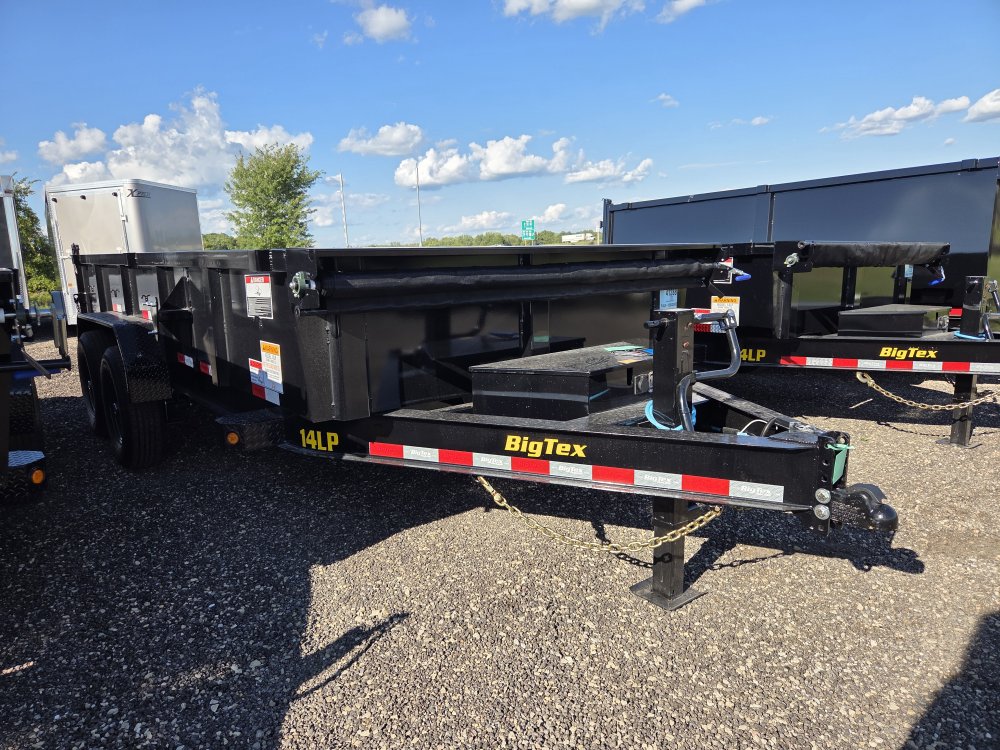 7'x16' Big Tex Trailers Dump 14LP-16 2'