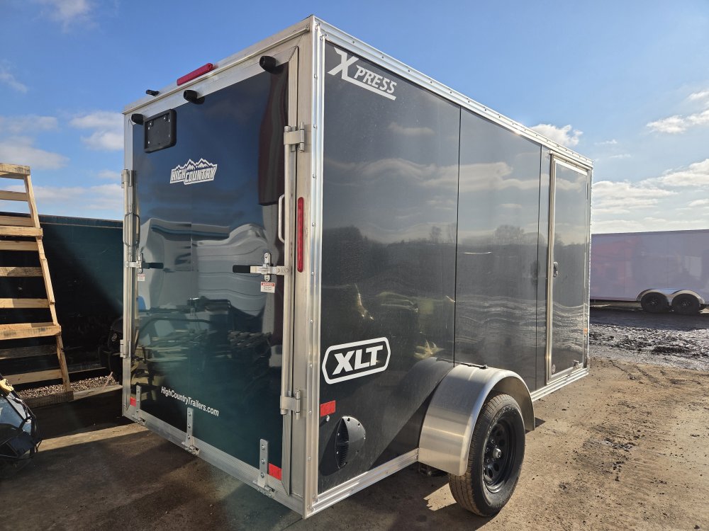 6'x12' Alcom Enclosed Cargo XPRESS6X12SA-XLT-P 76"