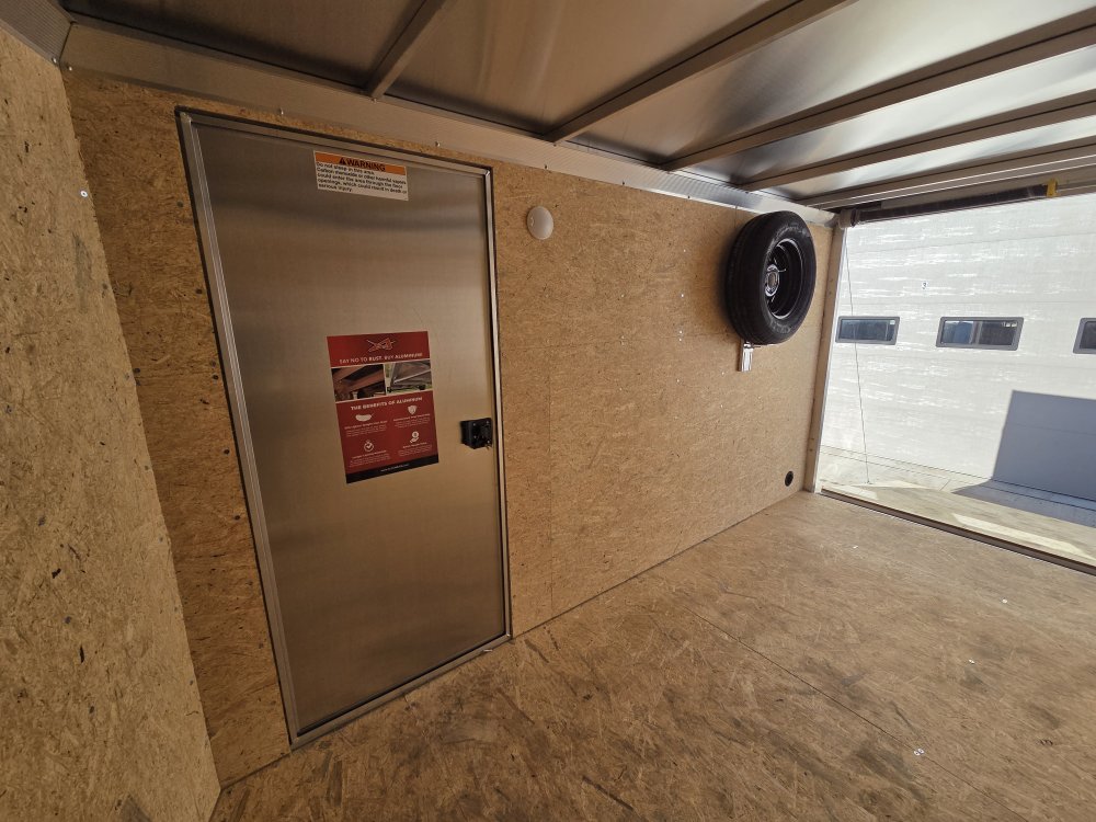 6'x12' Alcom Enclosed Cargo XPRESS6X12SA-XLT-P 76"