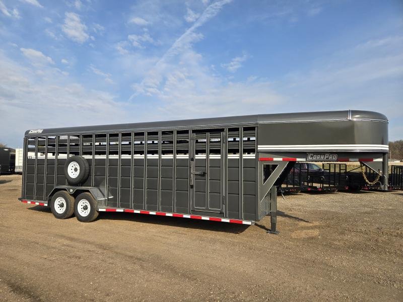 2025 CornPro SG-24 7H Livestock / Horse Trailer 7x24
