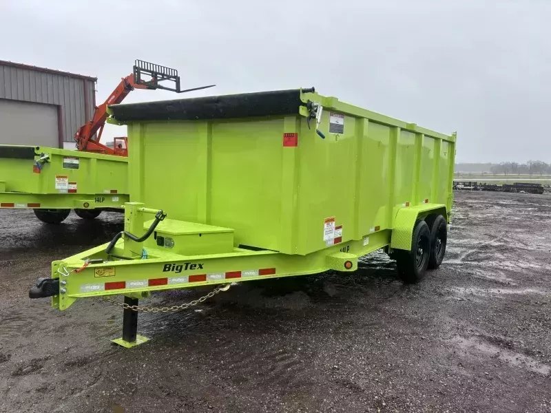 7'x16' Big Tex Trailers Dump 4'