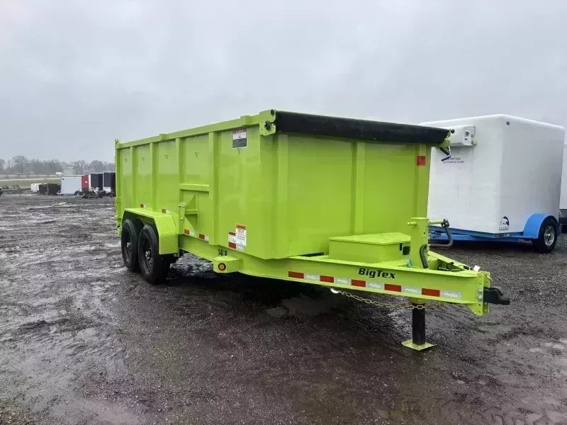7'x16' Big Tex Trailers Dump 4'