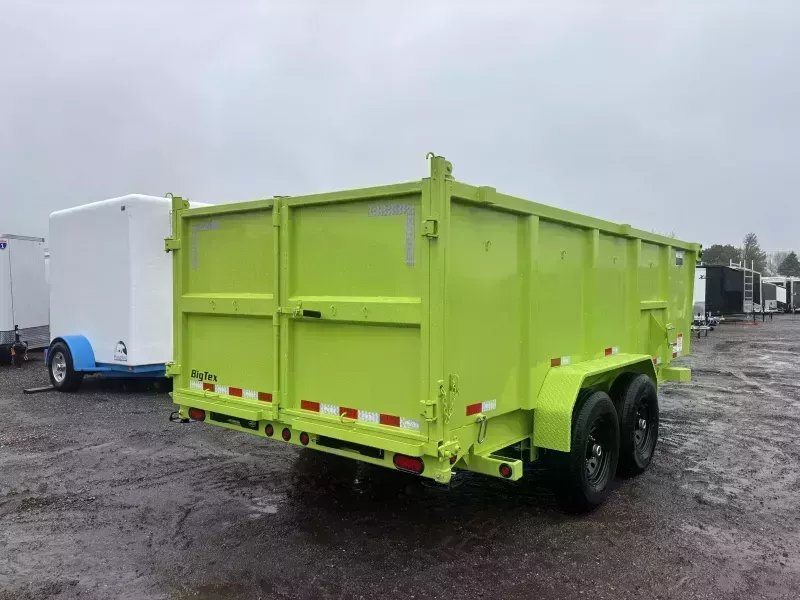 7'x16' Big Tex Trailers Dump 4'