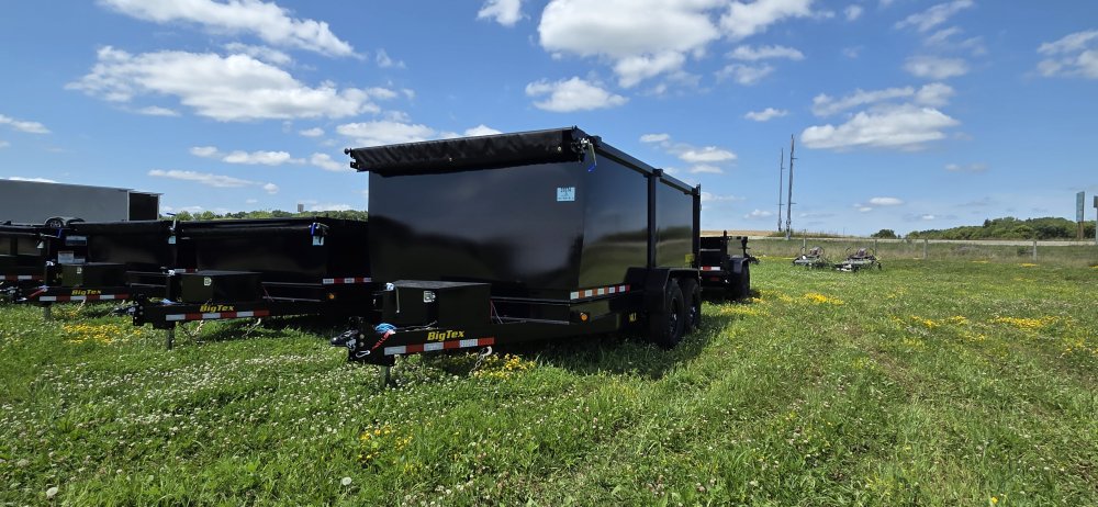 7'x14' Big Tex Trailers Dump 4'