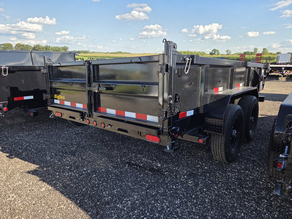 7'x14' Big Tex Trailers Dump 14LP-14 2'