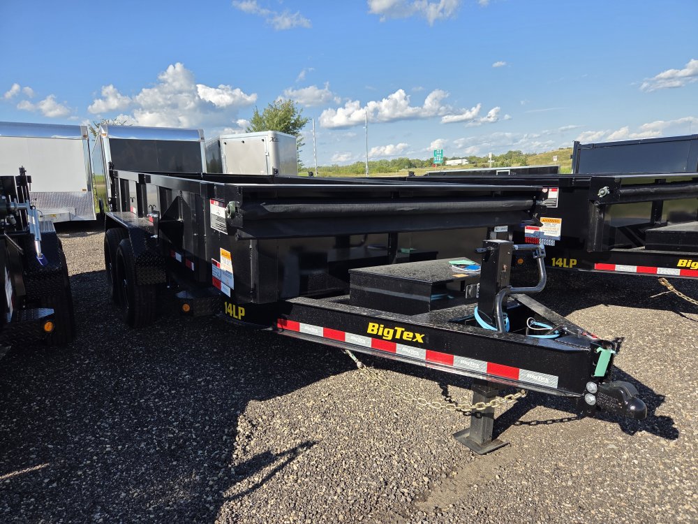 7'x14' Big Tex Trailers Dump 14LP-14 2'