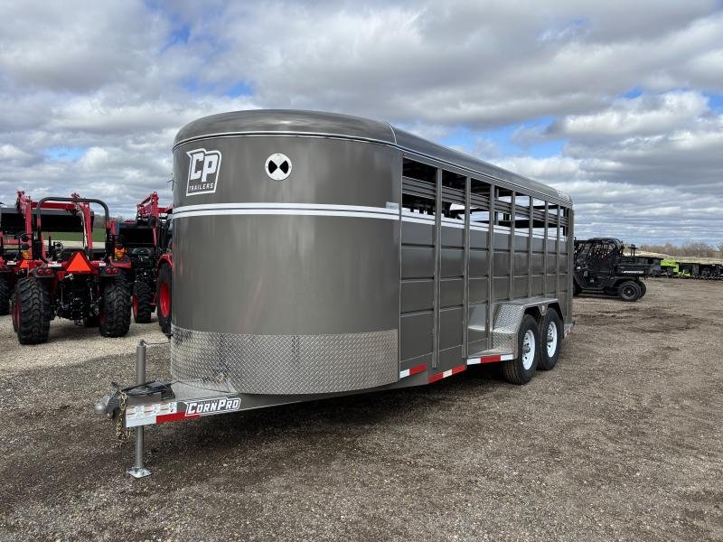 2025 CornPro SB-20 7S Livestock / Horse Trailer 7x20