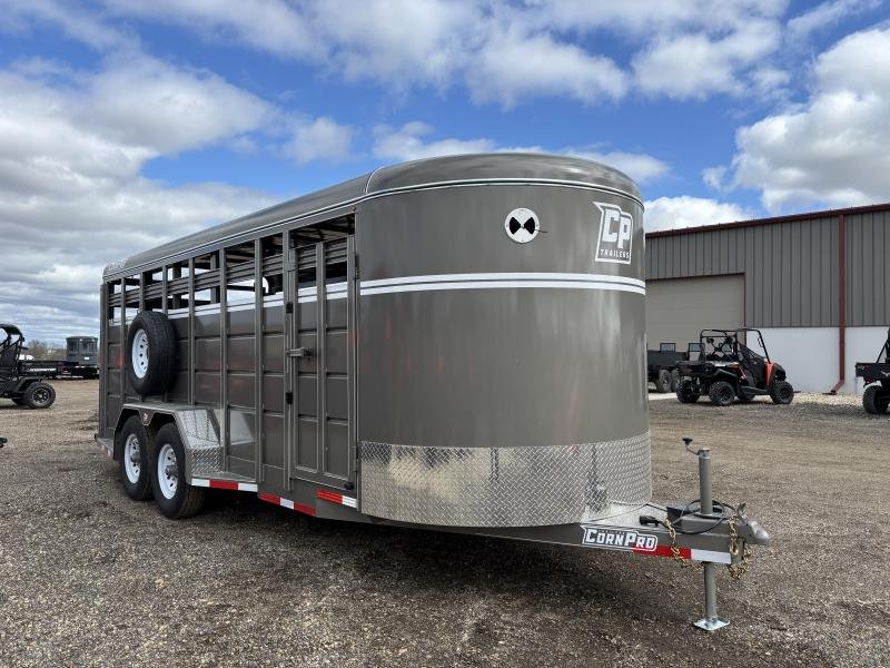 2025 CornPro SB-20 7S Livestock / Horse Trailer 7x20