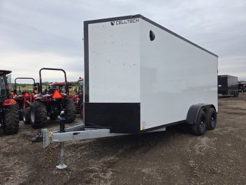7'x16' CellTech Enclosed Cargo 7x16TA3 84"