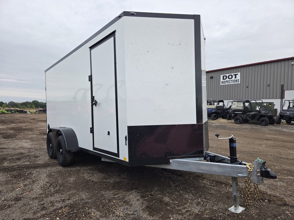 7'x16' CellTech Enclosed Cargo 7x16TA3 84"