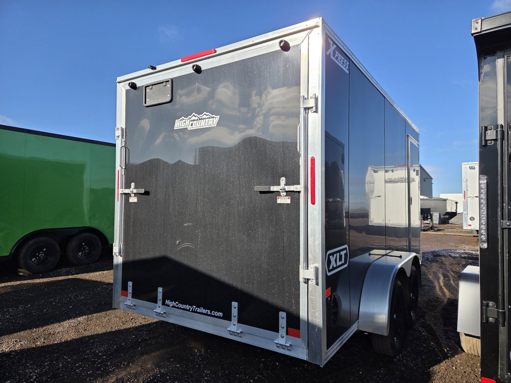 7'x14' Alcom Enclosed Cargo XPRESS7X14XLT-P 88"