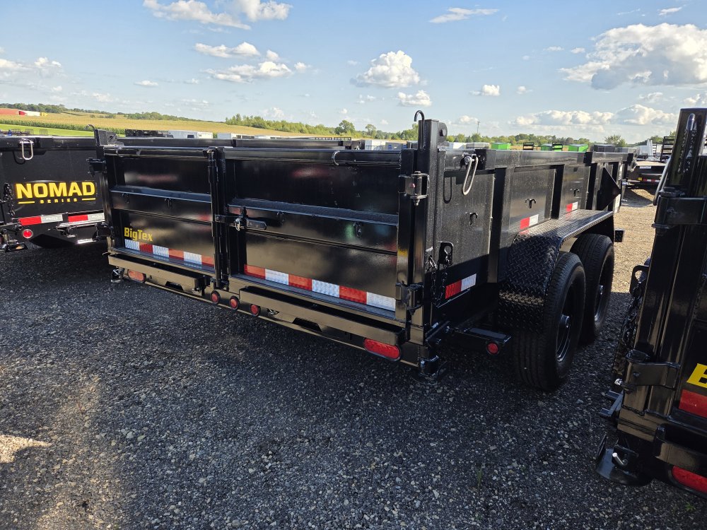 7'x14' Big Tex Trailers Dump 14LP-14 2'
