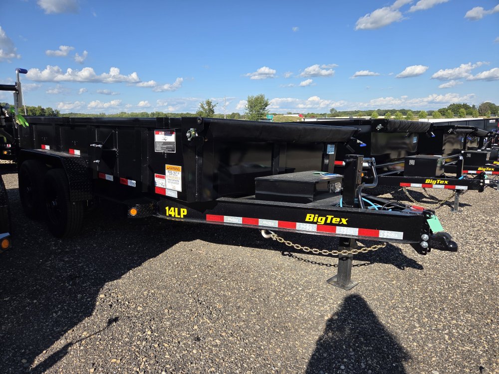 7'x14' Big Tex Trailers Dump 14LP-14 2'