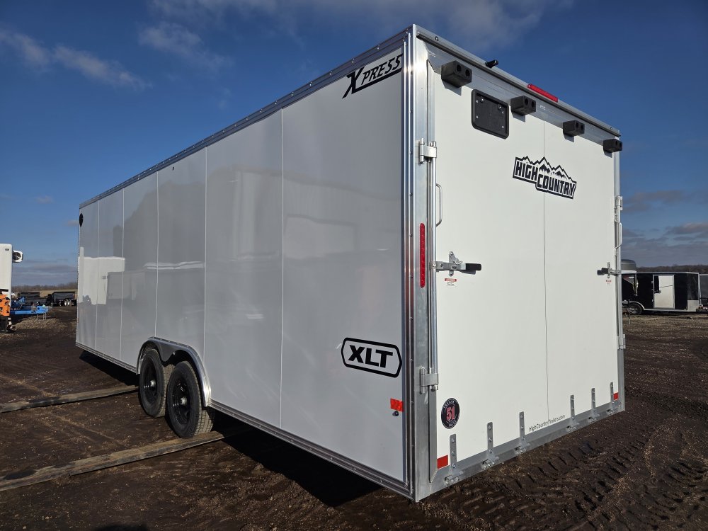 8.5'x24' Alcom Enclosed Cargo XPRESS8.5X24CH-XLT-P 82"