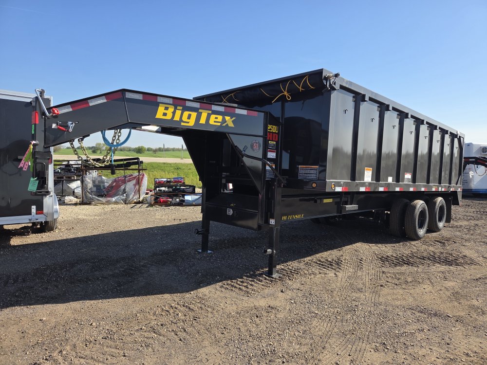 8.5'x20' Big Tex Dump 25DU-20 4'