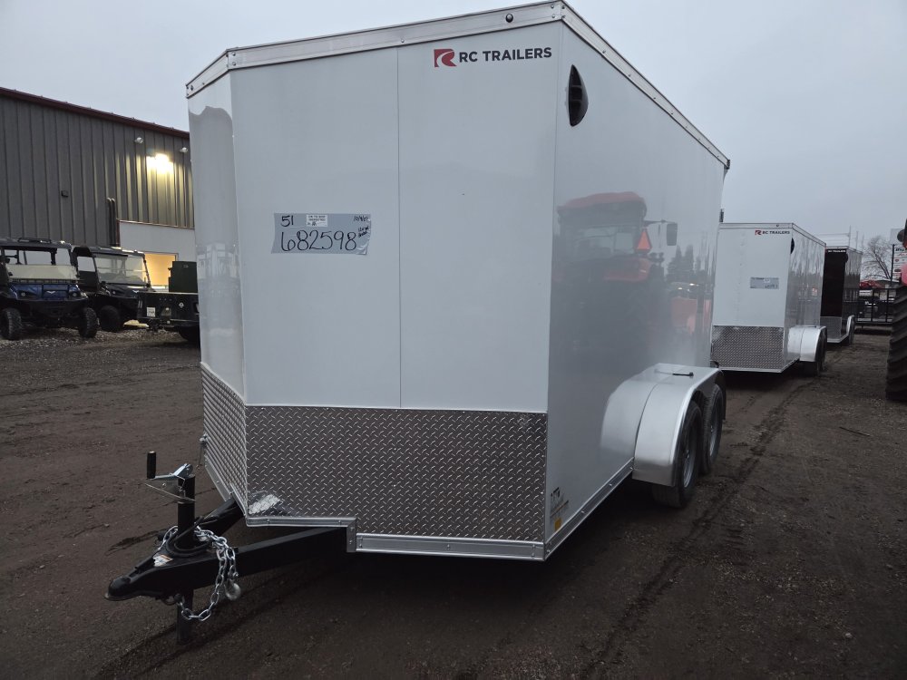 7'x12' RC Trailers Enclosed Cargo RDLX 7x12 78"