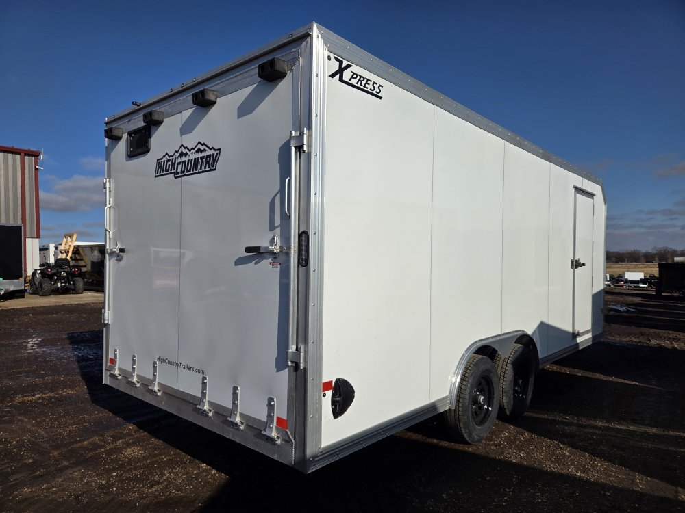 8.5'x20' Alcom Enclosed Cargo XPRESS8.5X20 ULP-LMFL25 82"