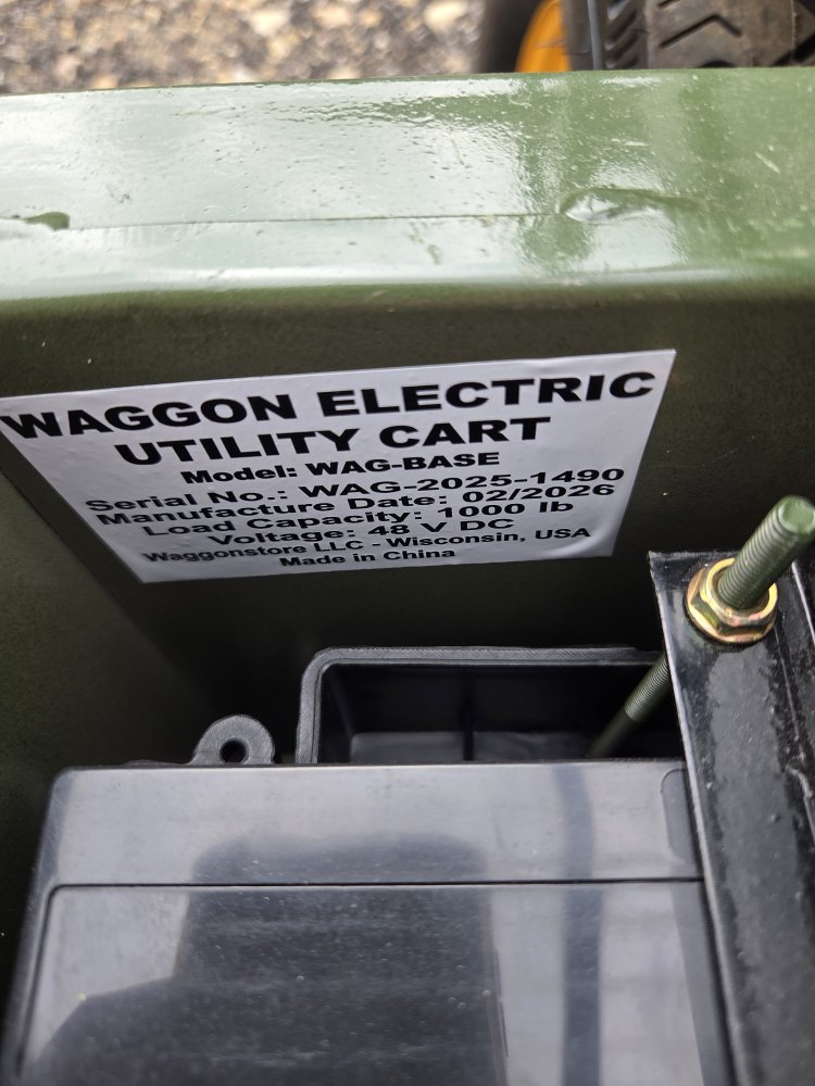 WAGGON Signature Edition 1200W Electric Utility Cart
