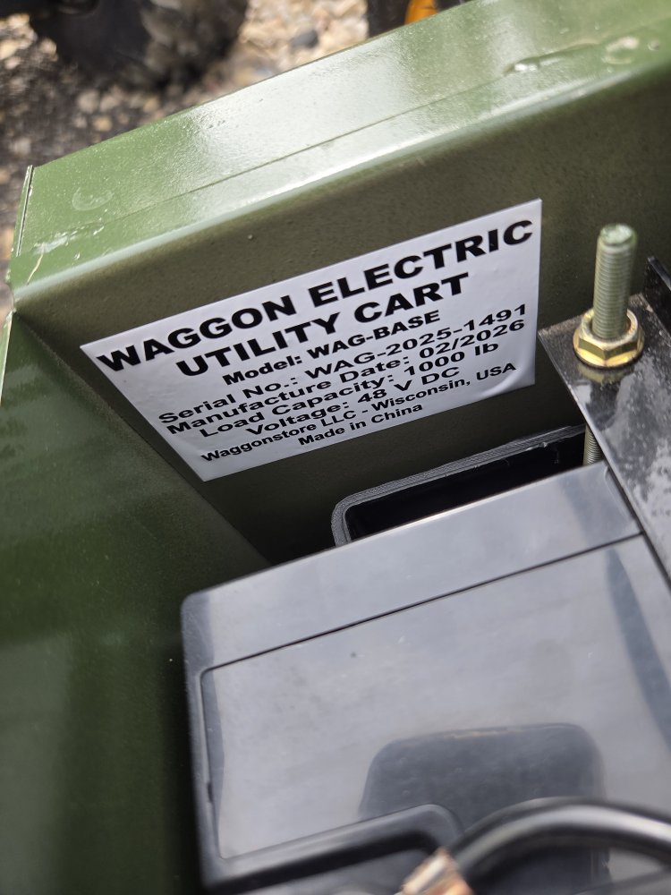 WAGGON Signature Edition 1200W Electric Utility Cart