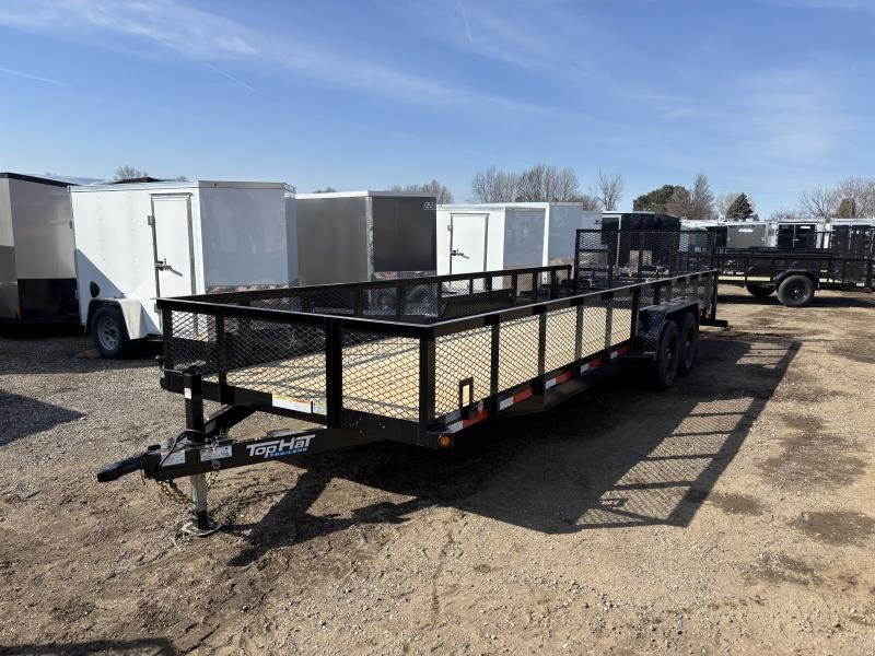 2025 Top Hat Trailers 7x20 Utility Trailer