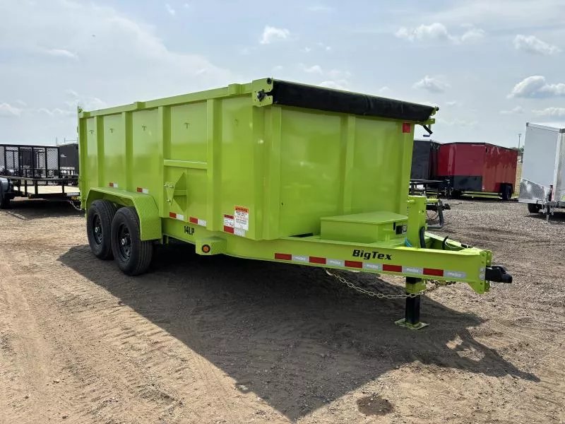 7'x14' Big Tex Trailers Dump 4'