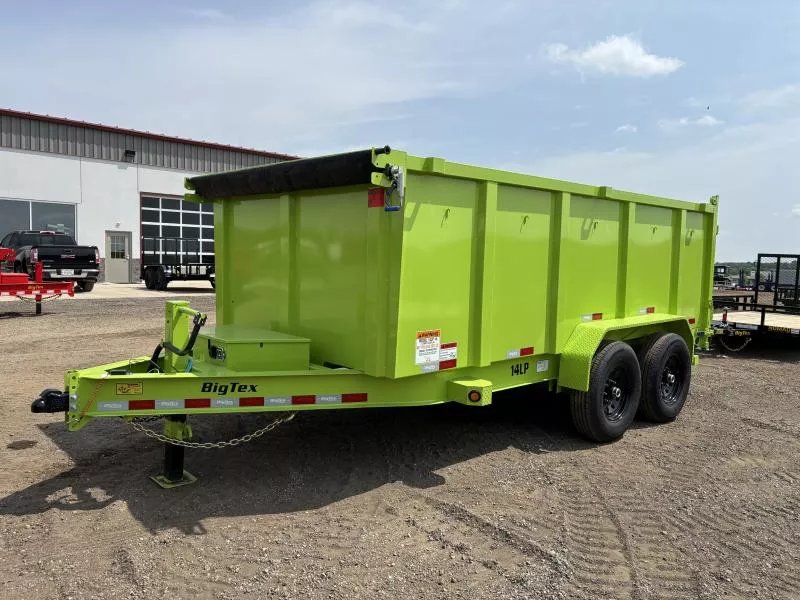 7'x14' Big Tex Trailers Dump 4'