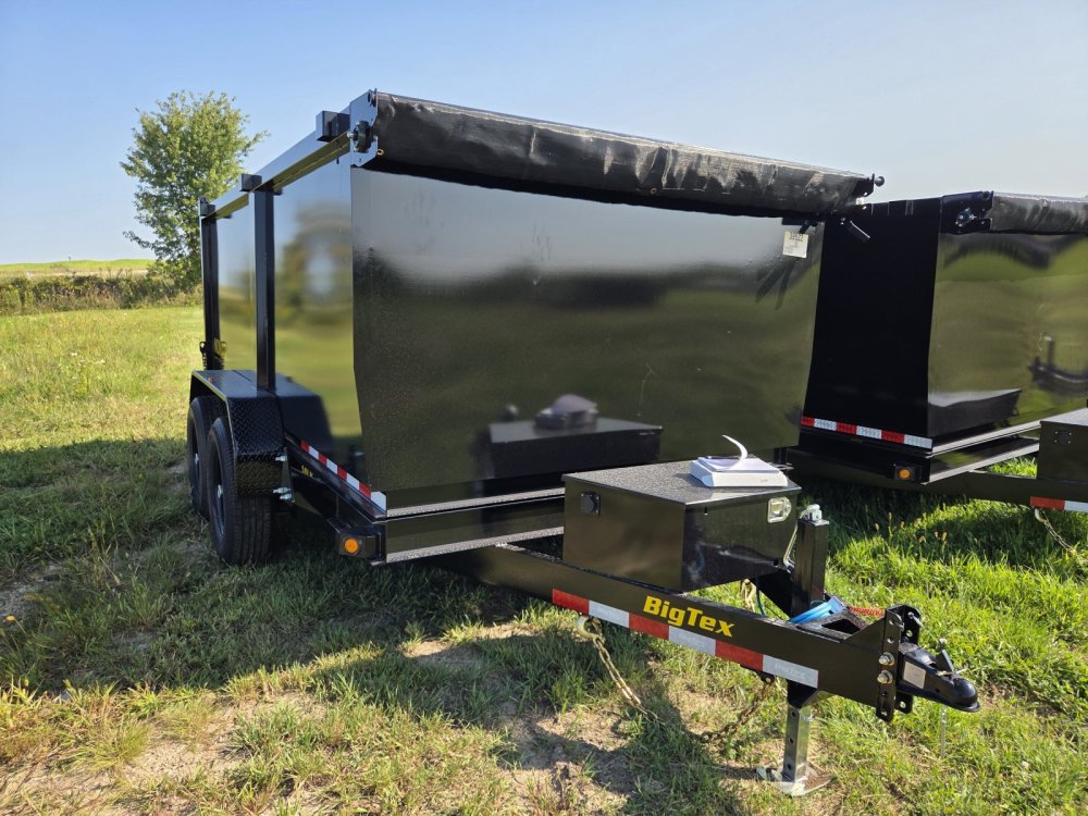 7'x12' Big Tex Trailers Dump 14LX 4'