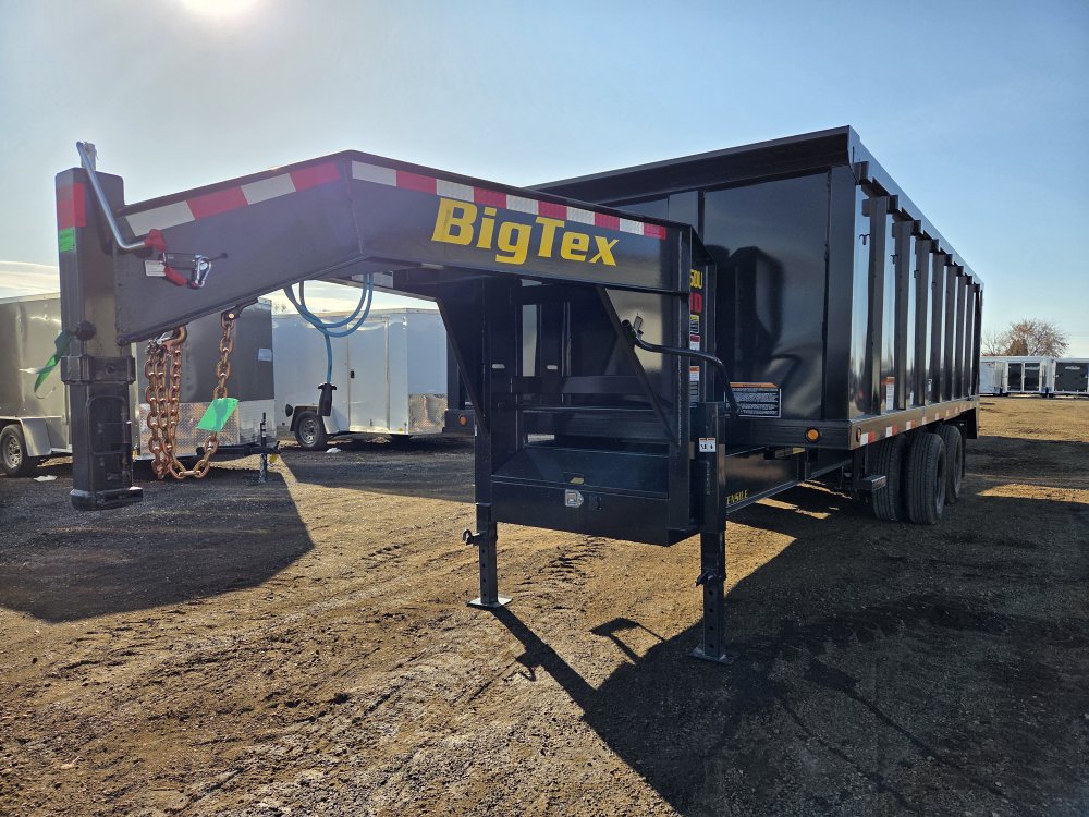 8.5'x20' Big Tex Dump 25DU-20 4'