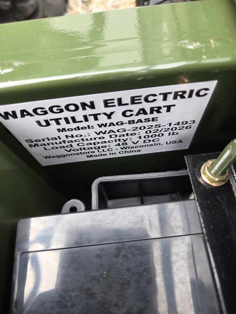 WAGGON Signature Edition 1000W Electric Utility Cart