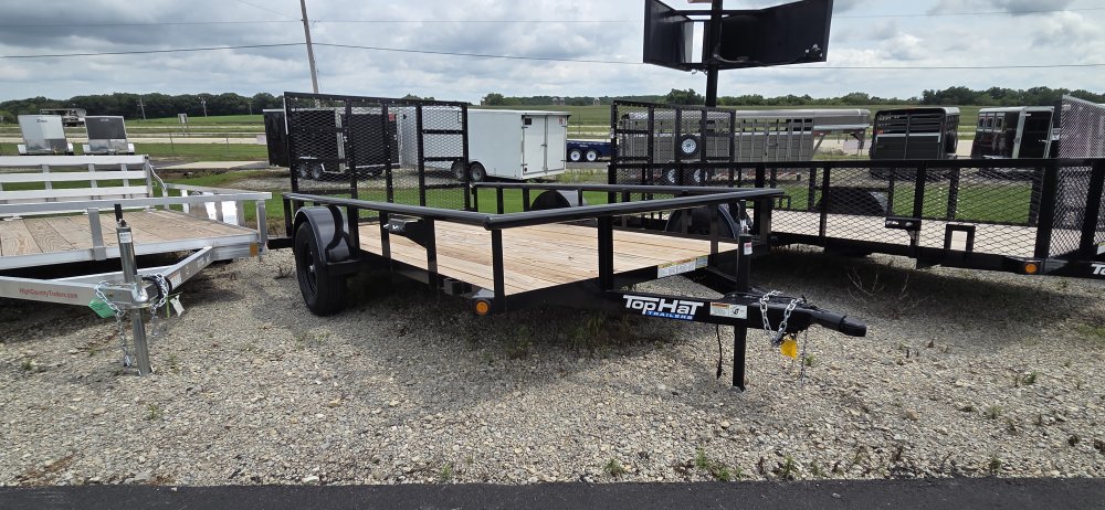 6.5'x12' Top Hat Trailers Utility DSP12X77-2.9N-R