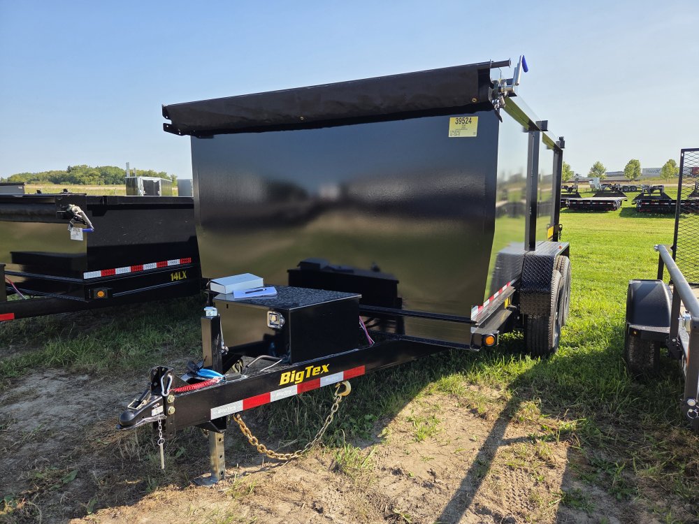 7'x12' Big Tex Trailers Dump 14LX 4'