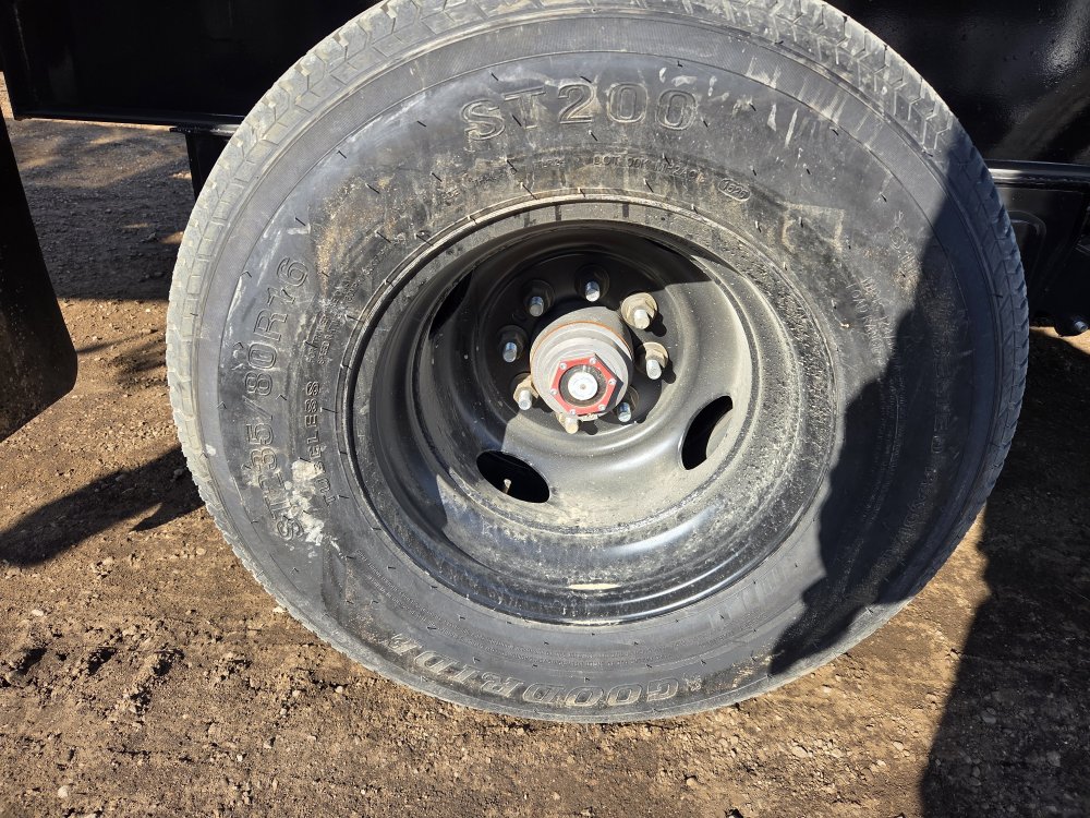 8.5'x20' Big Tex Dump 25DU-20 4'